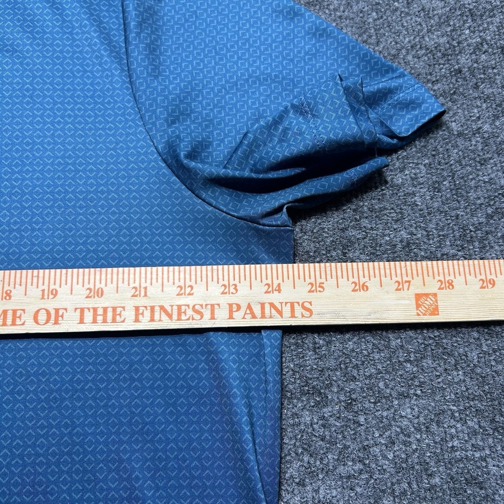 Grayson & Dunn Mens XL Polo Golf Shirt Blue Performance Collared Pullover - Picture 6 of 8
